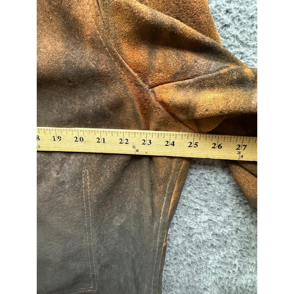 Vintage Revco Genuine Suede Leather Wielding Jacket Brown Mens Size XL - Picture 9 of 11